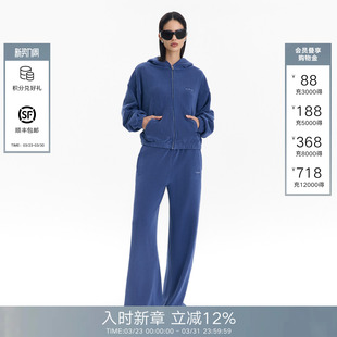 女2026早春加厚卫衣卫裤 CalledBack运动休闲套装 李一桐同款