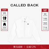 CALLED BACK2026春夏新款 双口袋设计翻领休闲百搭运动夹克外套女