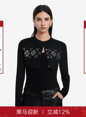 【Archive系列】Called Back针织开衫女2025冬季新款长袖显瘦上衣