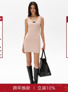 CalledBack连衣裙女2025秋季新款美式运动风修身无袖背心吊带裙子