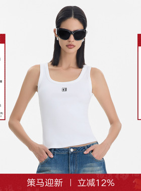 【王珞丹同款】CalledBack吊带背心女简约U领单穿内搭无袖上衣