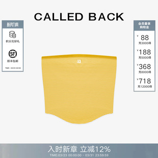 无袖 设计感百搭修身 抹胸显瘦上衣 Back背心女2026春夏新款 Called