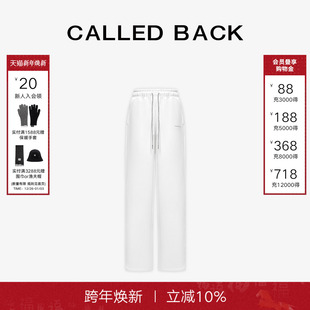 休闲百搭减龄抽绳运动阔腿裤 Called 新款 女2025年秋季 Back休闲裤