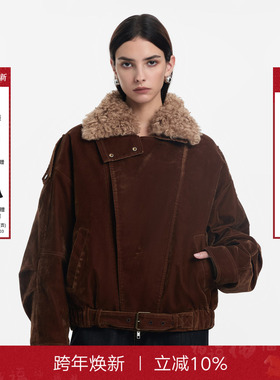 【Current 系列】Called Back羽绒夹克女2025年冬季新款毛领外套