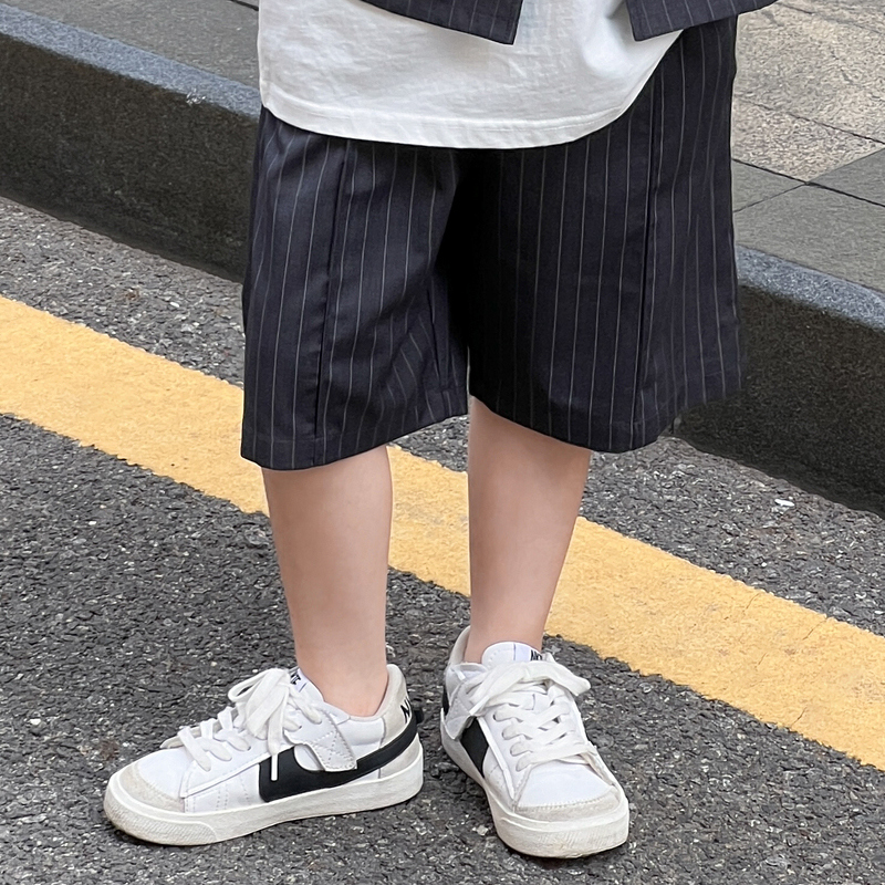 现货陈大猪男童韩系西装套装202夏薄款中大儿童西服花童学院风表