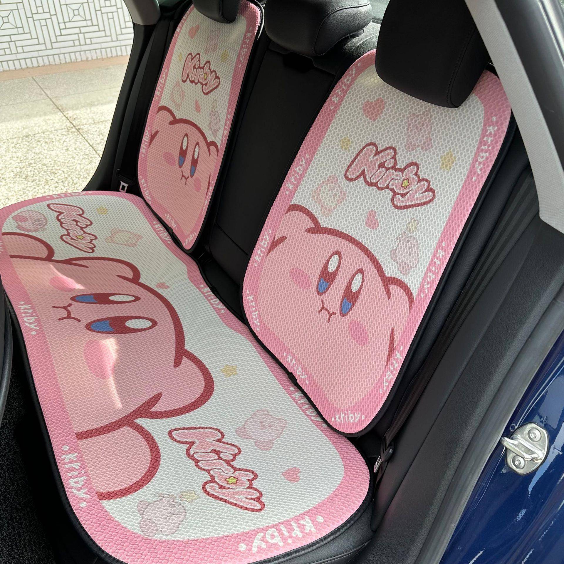 夏套季通风汽车季七件QYE可爱少车女车载装饰坐垫座套四通用汽座