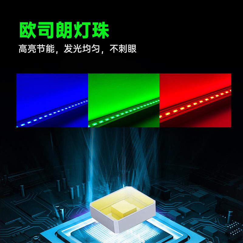 led户外线条灯防水七彩轮廓灯室外楼宇工程亮化洗墙灯rgb线性灯