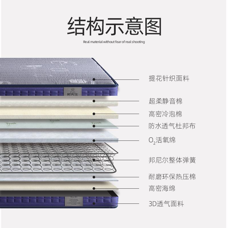 防透气儿APD童床垫水拆小孩弹簧薄硬床垫洗1可.5米1.2厂家直销