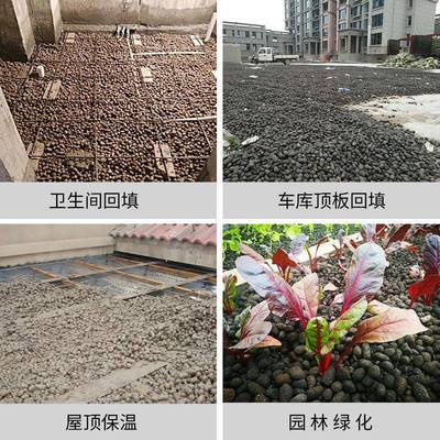 回工填陶粒1-c筑m轻614质透气厕所卫生间程建充填物大批量陶粒