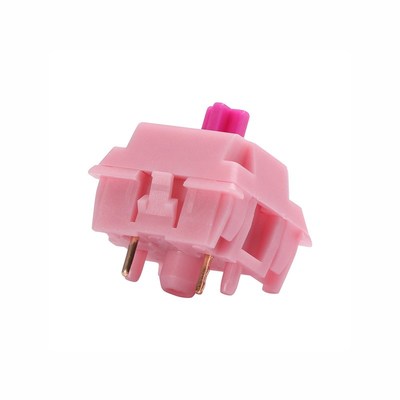 Gazzew Gum Boba pink silent linear RGB机械键盘波霸静音粉线性