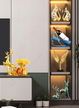 2023新款家居客厅酒柜电视柜装饰品摆件玄关桌面乔迁新居轻奢高档