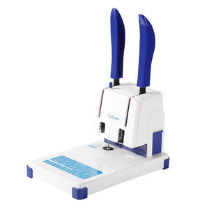 三订财务凭证装 铆管胶管 订机1031打孔票据铆管热熔手动小型胶装