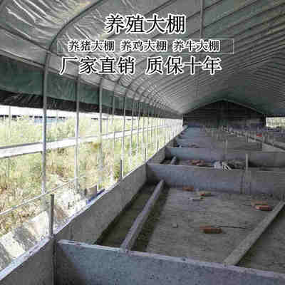 好货养兔钢管养猪大棚养殖养s羊钢管骨架养鹅全套温棚养牛温室支