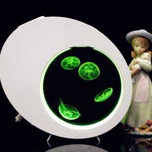 专业水母活物缸桌面小型智能加温鱼缸活水母宠物珊瑚小丑鱼海水缸