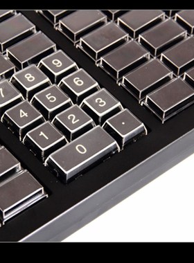 收银机专用键盘超市商场收款机通用PS2圆口电脑USB接口编程键盘