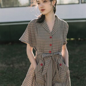 布拉吉连衣裙70年代长q裙子夏季80怀旧服装港风装复古着vitage