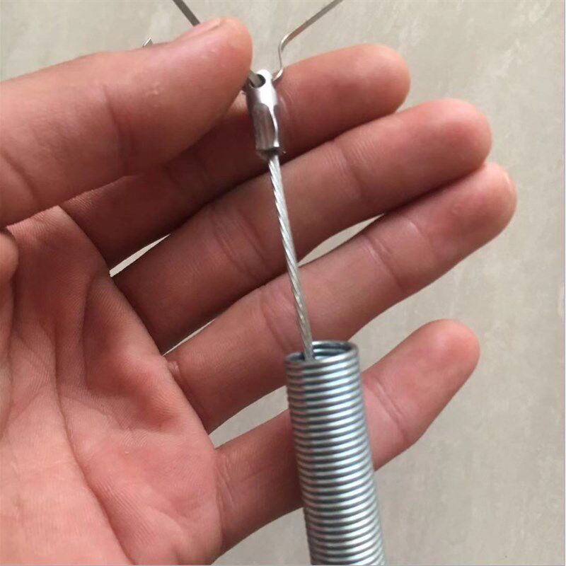 速发管道疏通器带抓钩通下水道工具水管毛发异物夹堵塞头发钩四爪