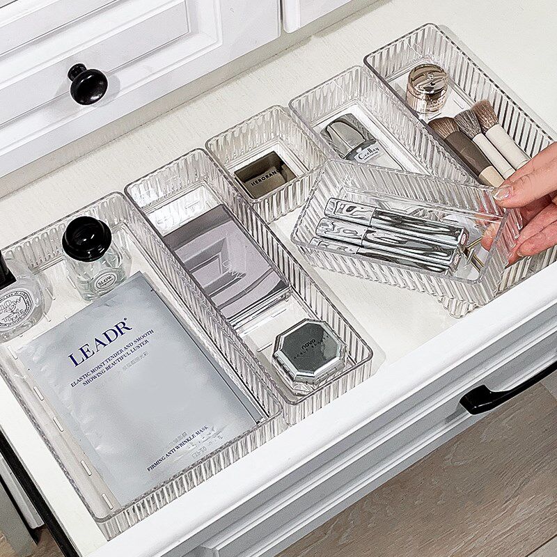 速发抽屉内置化妆刷收纳盒眼影腮红高级感放美妆刷桶镜柜收纳神器