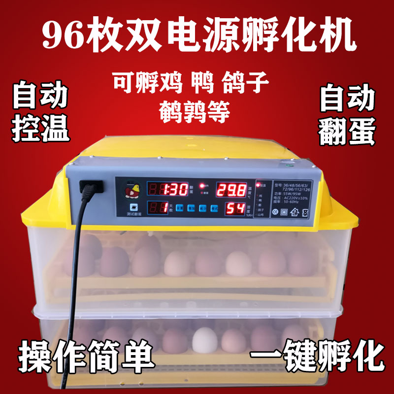 速发孵机机箱用小鸡孵化家电炮活小鸡的化器孵卵器全自动孵蛋器设