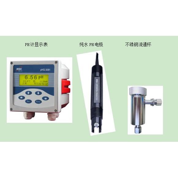 上海博取 PHG-3081型工业PH计  配PH-8012型污水PH复合电极