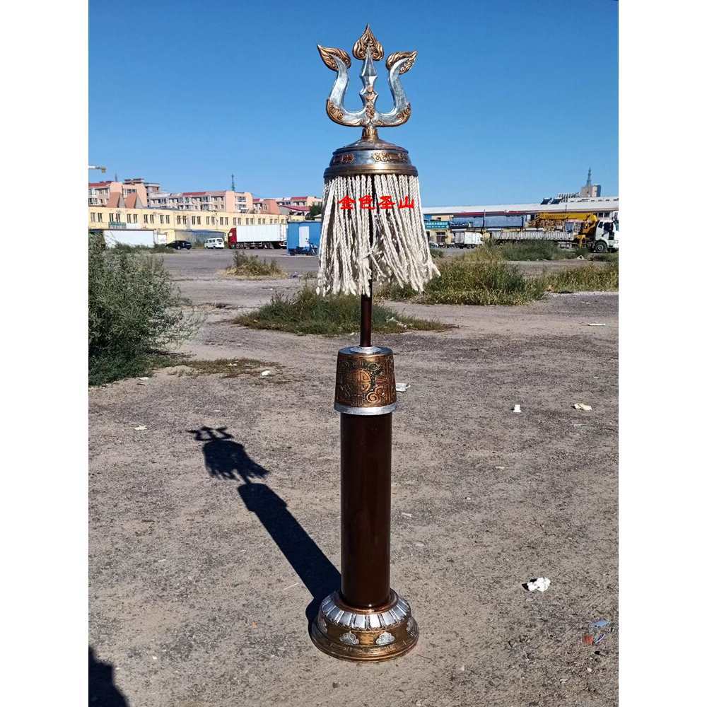 苏鲁德摆件蒙古族成吉思汗战旗雕塑工艺品蒙古包餐厅平安苏力德