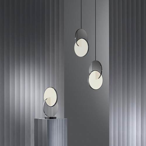 北欧后现代日食简约吊灯轻奢床头餐厅吧台展厅楼梯创意设计师吊灯