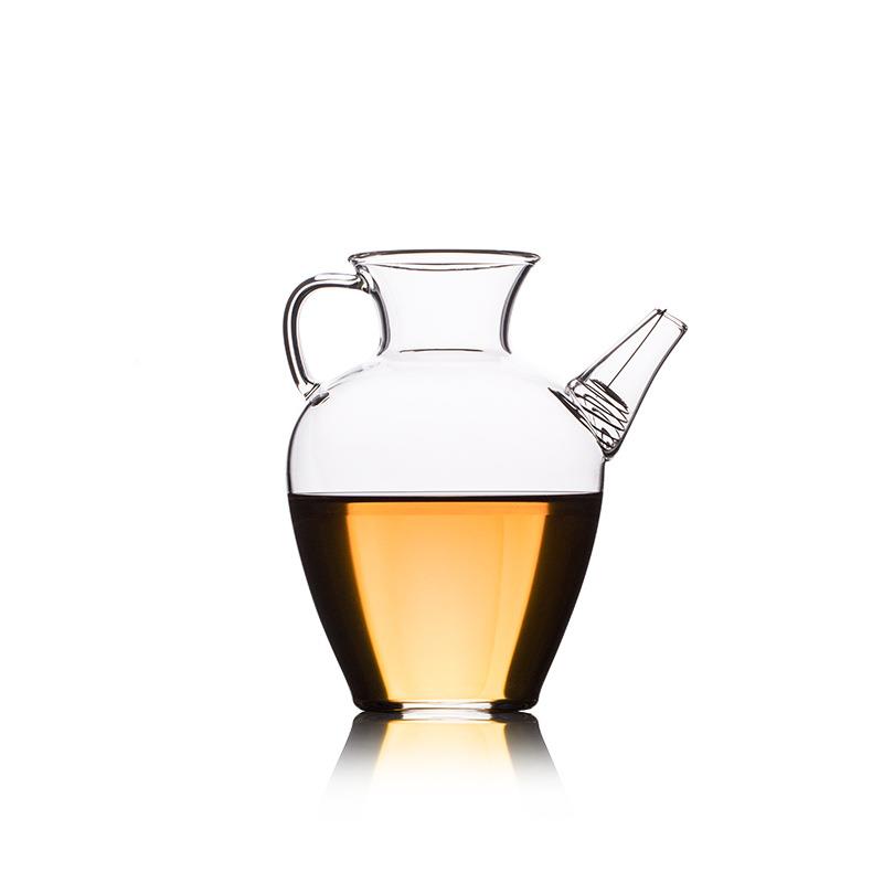 高硼硅壶玻璃复LZ080089古泡茶透明玻仿宋壶执家用耐高温璃玻璃茶