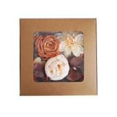 热销礼盒花仿真绢花四季 秋季 上新橙色枫叶婚礼庆典手捧花婚庆用品