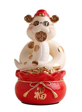 贝汉美创意新中式门神财神装饰品家居玄关客厅桌面摆件送朋友礼物