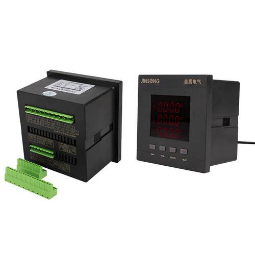 三相多功能电力仪表AC380V远程电表嵌入式安装电流电压功率组合表