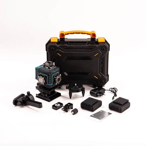 厂家直供16线4D激光水平仪户外强光专用高亮红外线贴墙仪调平