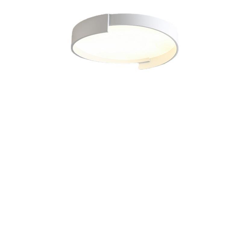 led圆形吸顶灯北欧个性主卧室灯具现代简约马卡龙温馨房间餐厅灯