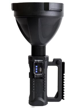 新款P70探照灯户外强光多功能照明LED远射防水充电手提灯手电筒