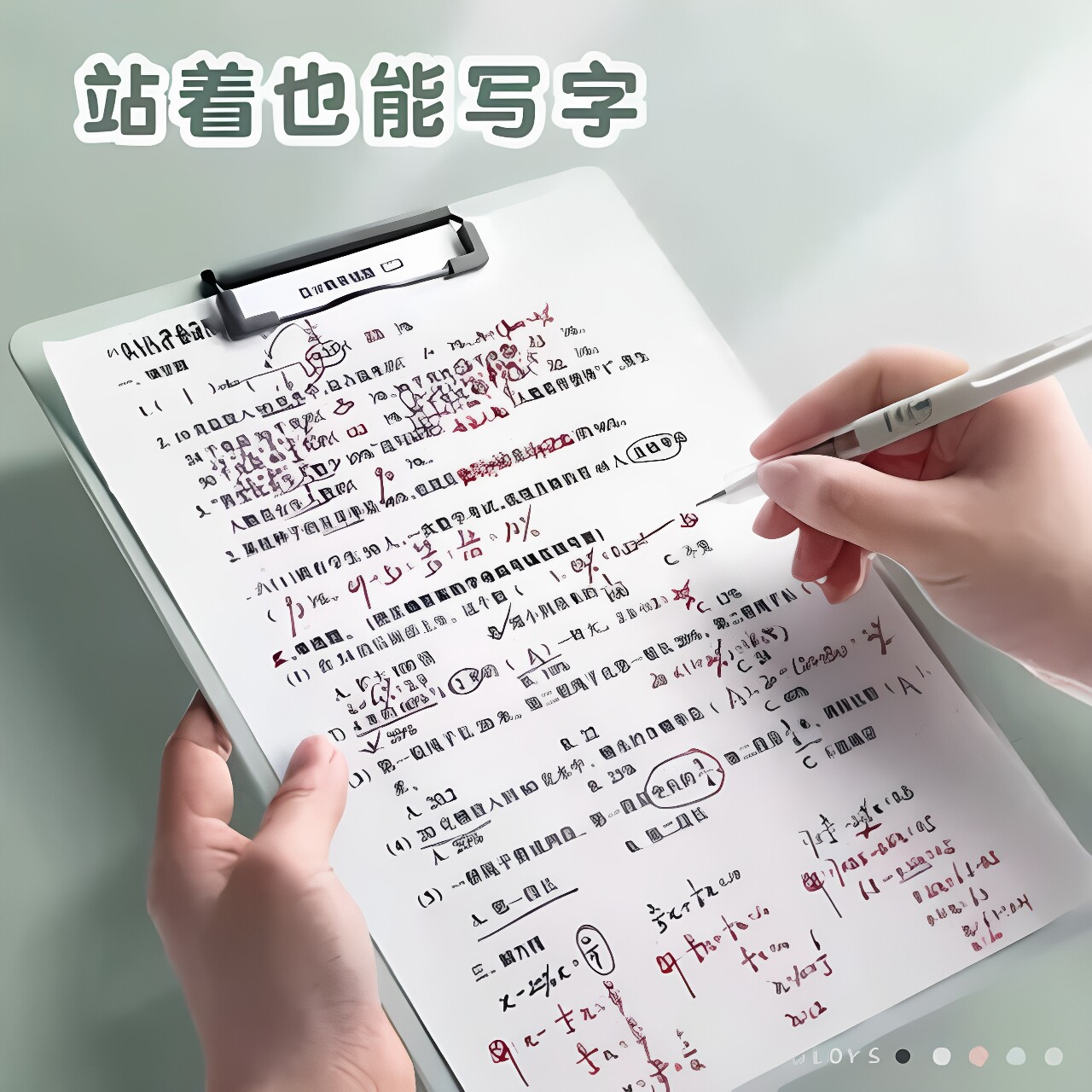A4文件夹夹板垫板档案夹可立式板