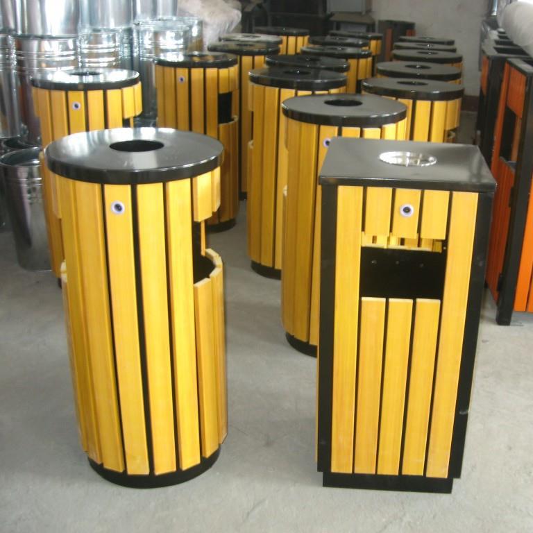 不会开裂的塑木垃圾桶厂家，质量上乘，经久内用，环保垃圾桶厂家