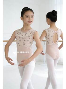 儿童演出舞蹈服春夏新款古典刺绣纱裙蓬蓬裙芭蕾中国舞比赛练功服