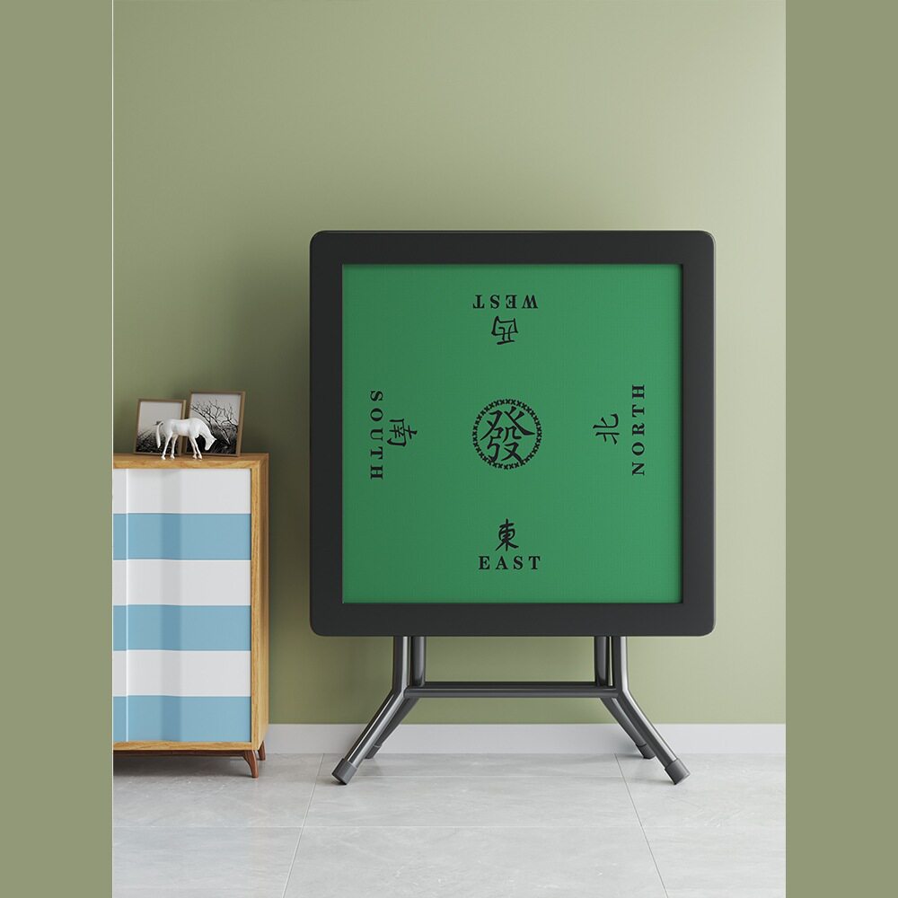 麻将桌可折叠家用手搓简易打牌桌子面板小型手动棋牌掼蛋桌麻雀台