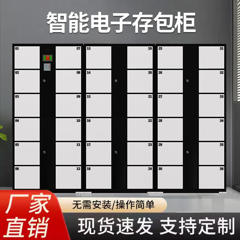 智能电子存包柜商场超市健身房储物柜储存柜储藏柜寄存柜生产厂家图片