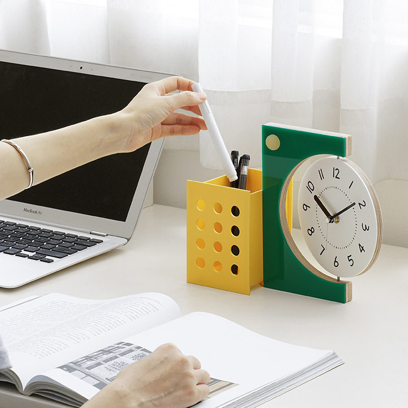 WOZOOM屋准中古风创意摆台式钟表复古储物时钟摆件轻奢座钟装饰品,橡塑材料及制品,其他塑料制品,淘宝优惠券,粉丝福利购,淘宝优惠卷