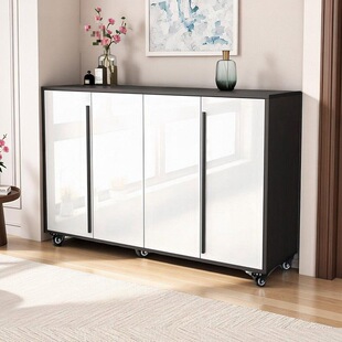 门外走廊鞋柜家用门口过道收纳柜子电梯口楼道入户玄关柜带万向轮