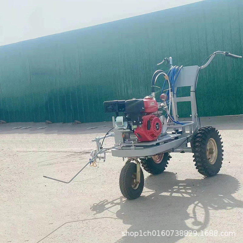 供应道路标线冷喷汽油划线机停车场手推式电动划线机厂房喷线机