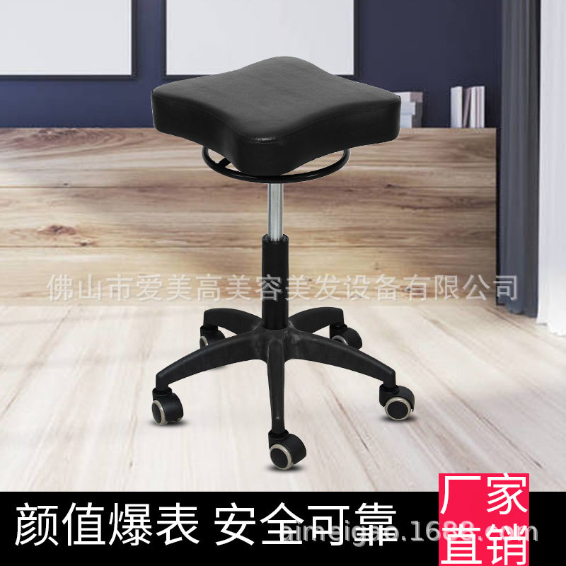 可升降滑轮旋转按摩床美甲美容凳厂家直销外贸供应防爆酒吧椅子