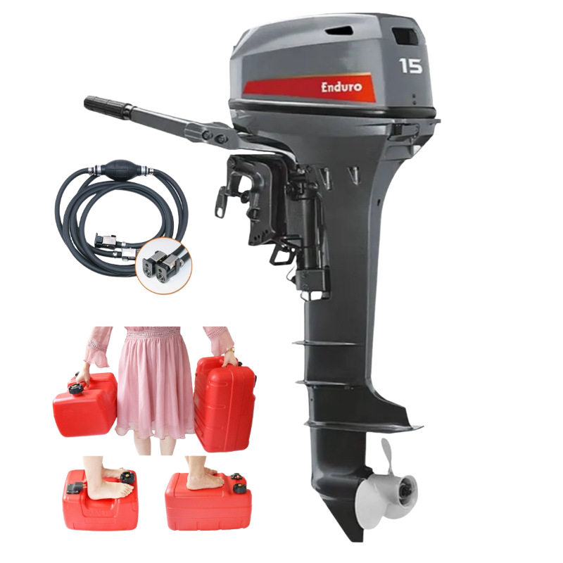 全新2冲程8HP 15HP 25HP 30 HP 40 HP 60 HP舷外马达汽油船发动机