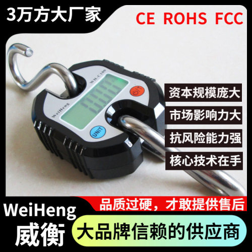 WeiHeng威衡WH-C100订置峰峰值电子秤150公斤MOUGERK小吊秤直销