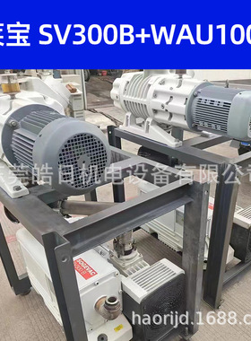 Leybold莱宝真空泵机组 SV300B+WAU1001单级旋片真空泵铸钢材质