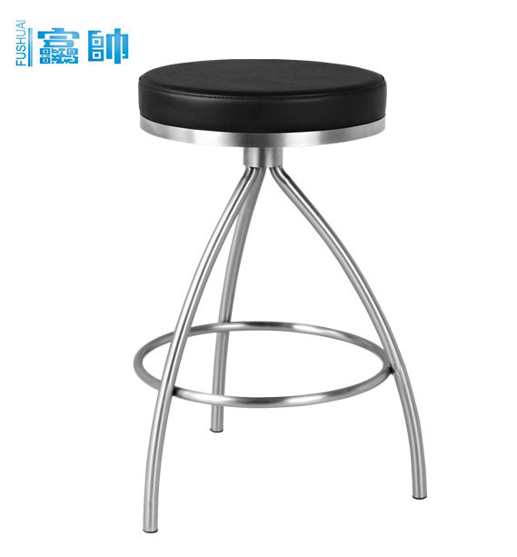 现代时尚拉丝不锈钢升降吧台椅