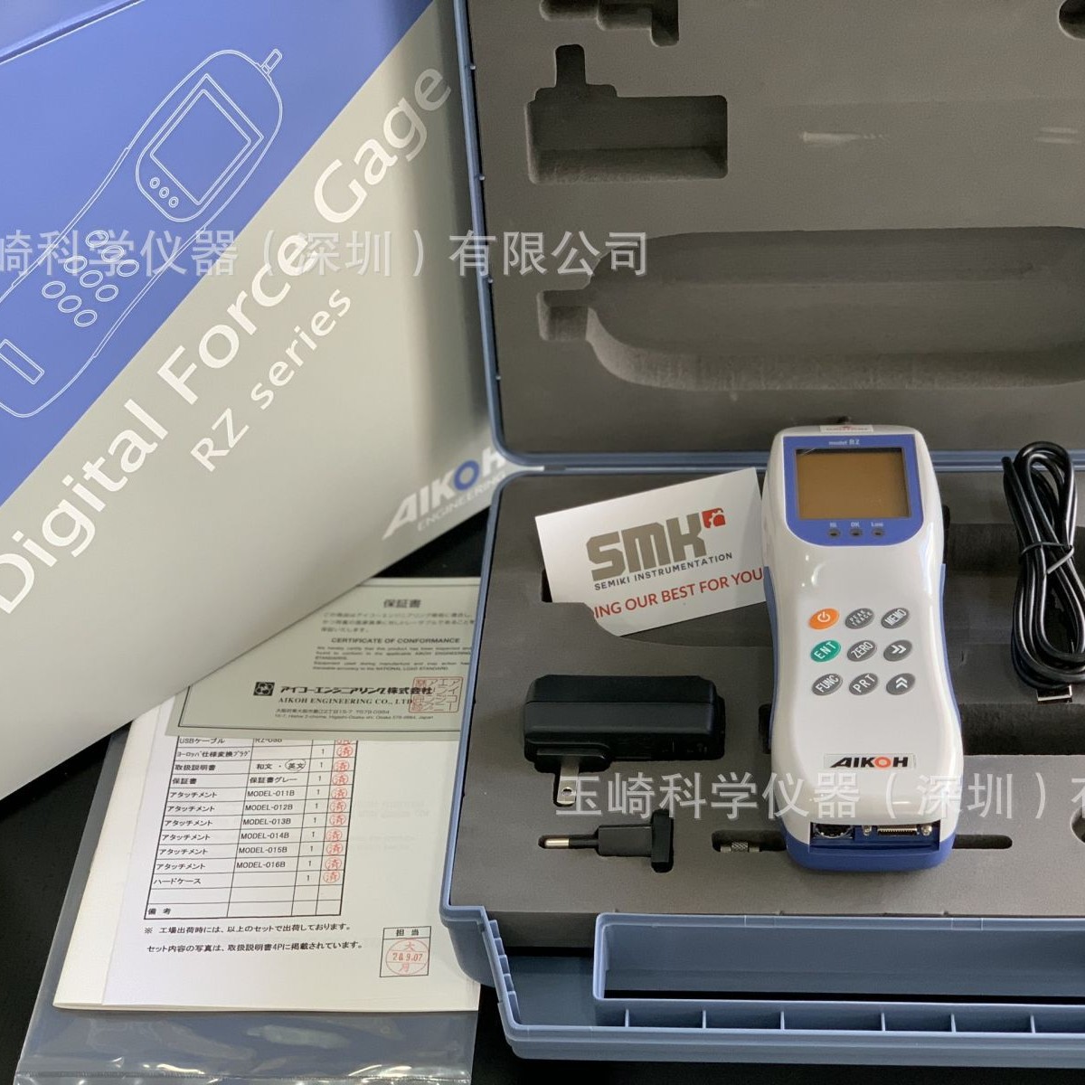 日本RZE-5爱光AIKOH数字测力计RZE系列 电子拉力计 原装全新