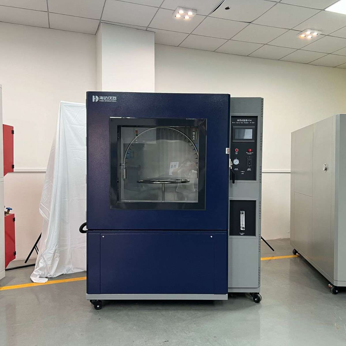 IPX3X4等级防水实验箱 不锈钢模拟淋雨测试箱 灯具防水测试设备
