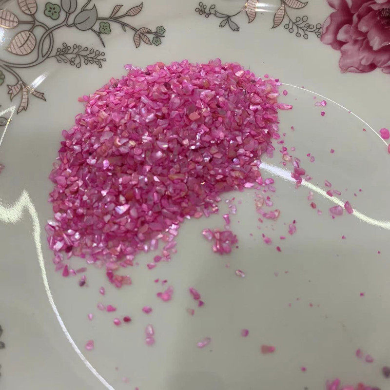美甲贝壳片超薄彩色蝶贝碎片DIY饰品配件