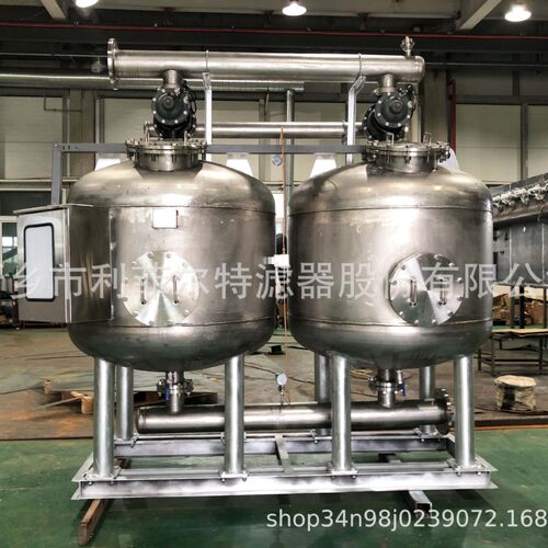 800m3/h冷却循环水系统深层浅层砂过滤器进口核心部件利菲尔特